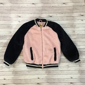 Size 14 Girls soft fluffy coat